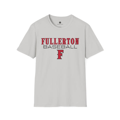 Fullerton Baseball - Softstyle T-Shirt 100% Cotton Unisex Tee