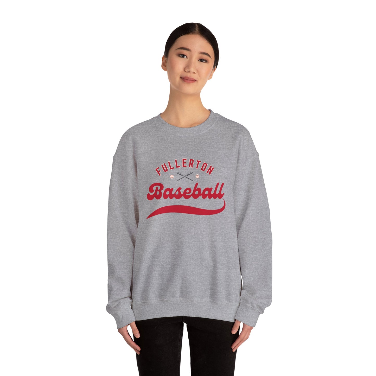 Fullerton Baseball Unisex Heavy Blend™ Crewneck Sweatshirt