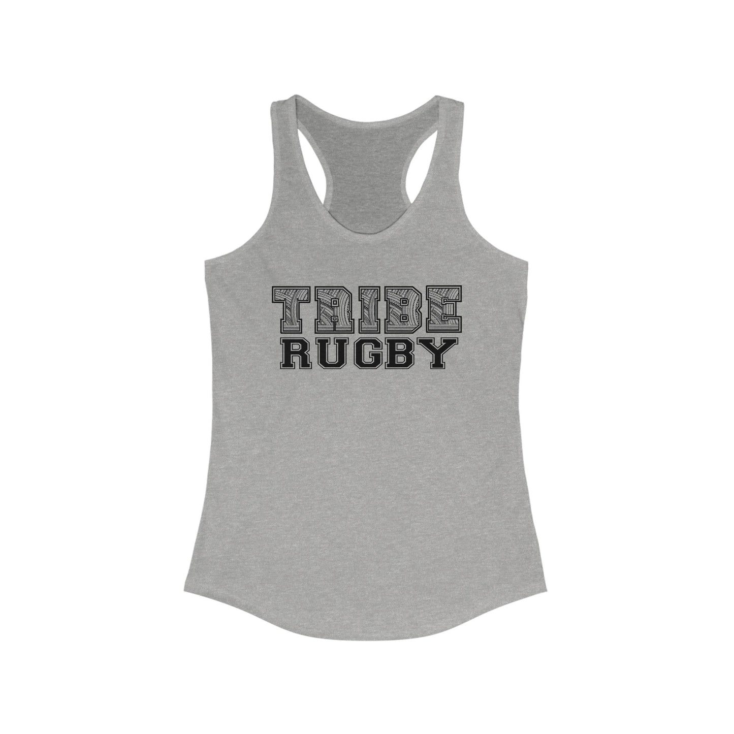 Tribe Rugby Women's Racerback Tank Black Logo