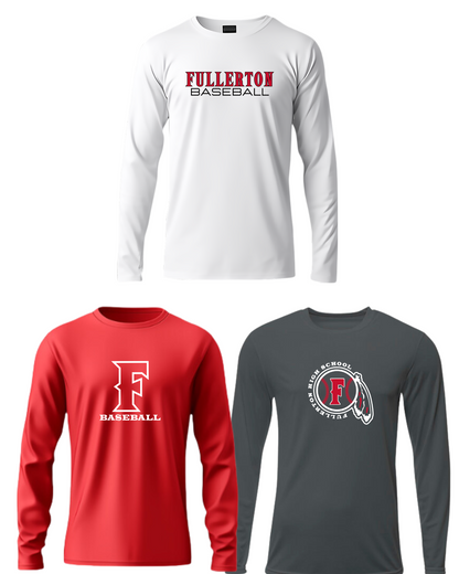 Fullerton Baseball - A4 Cooling Performance Long Sleeve T-Shirt