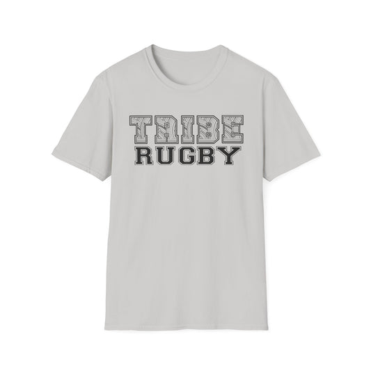 Tribe Rugby Unisex Softstyle T-Shirt Black Logo