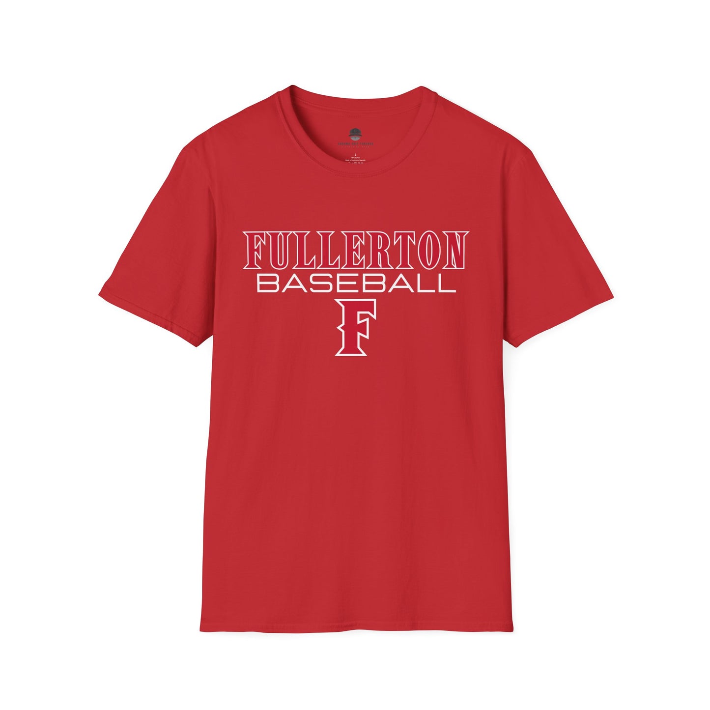 Fullerton Baseball - Softstyle T-Shirt 100% Cotton Unisex Tee