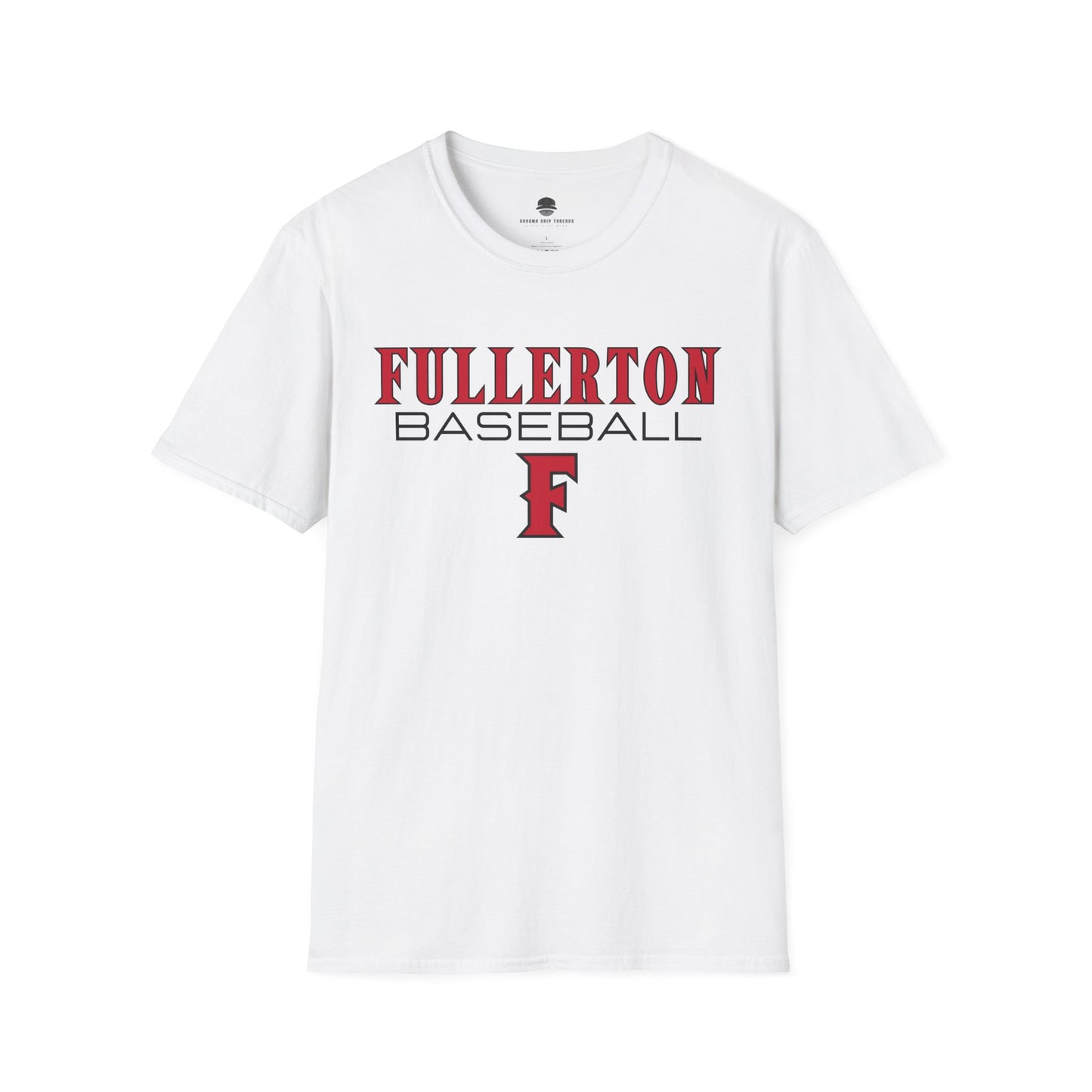 Fullerton Baseball - Softstyle T-Shirt 100% Cotton Unisex Tee