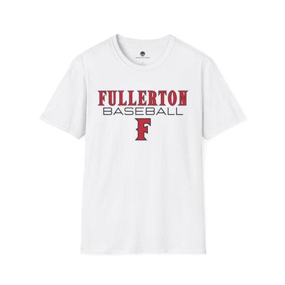 Fullerton Baseball - Softstyle T-Shirt 100% Cotton Unisex Tee