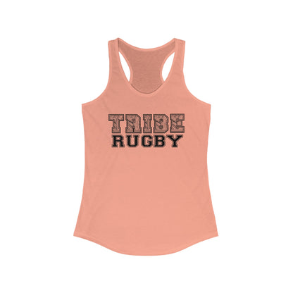 Tribe Rugby Women's Racerback Tank Black Logo