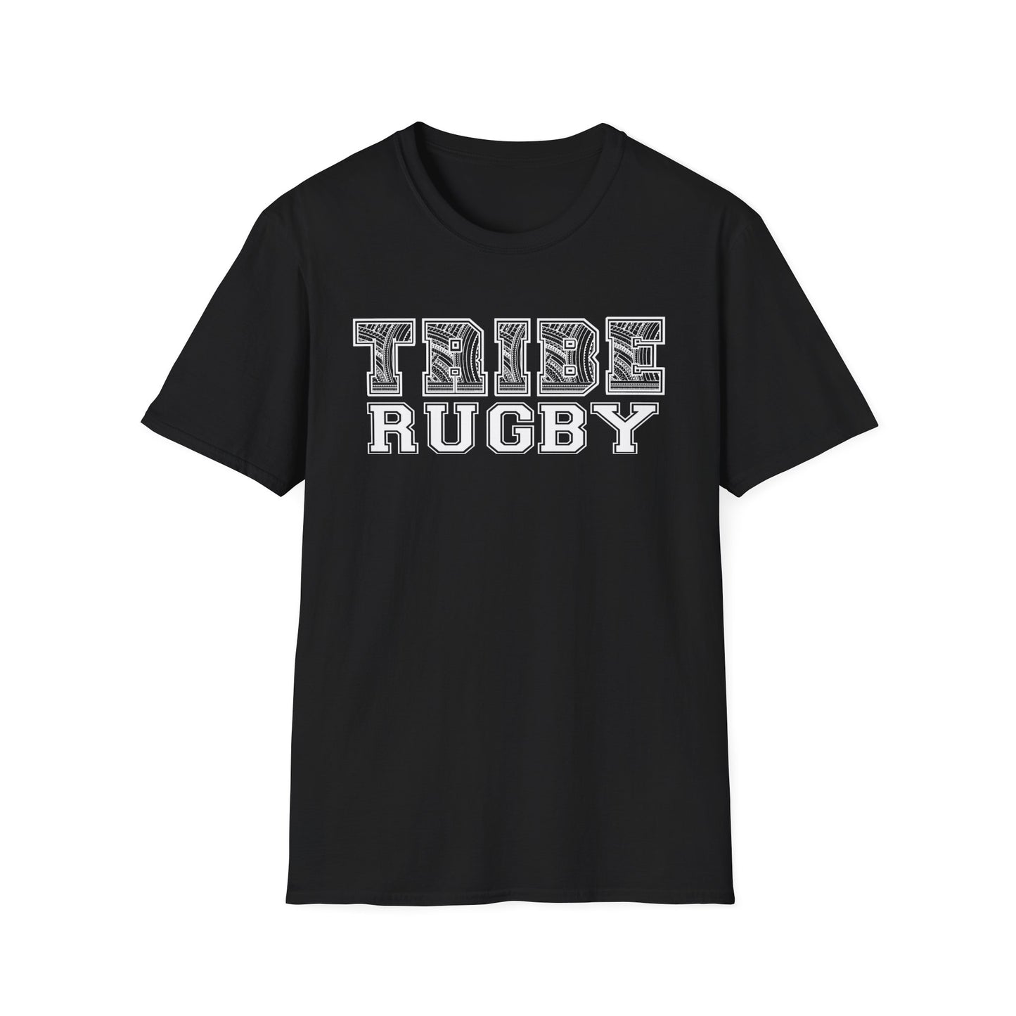 Tribe Rugby - Unisex Softstyle T-Shirt White Logo