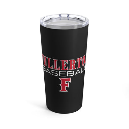 Fullerton Baseball - Black Tumbler 20oz