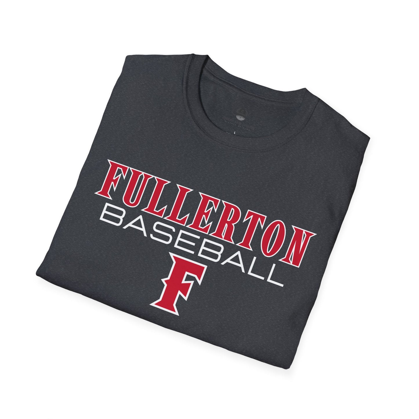 Fullerton Baseball - Softstyle T-Shirt 100% Cotton Unisex Tee