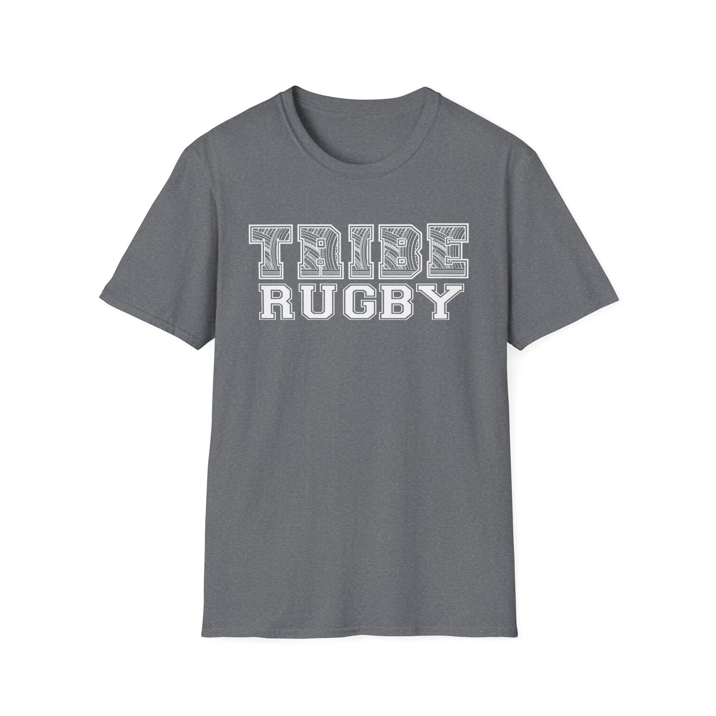 Tribe Rugby - Unisex Softstyle T-Shirt White Logo