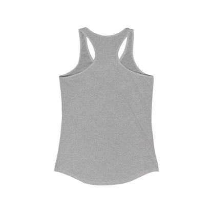 Tribe Rugby Women's Racerback Tank White Logo