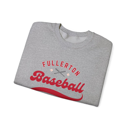 Fullerton Baseball Unisex Heavy Blend™ Crewneck Sweatshirt