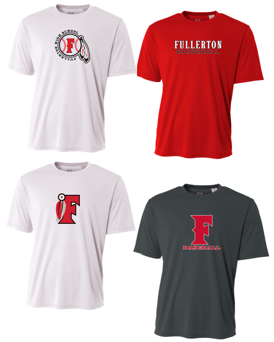 Fullerton Baseball - A4 Cooling Performance T-Shirt