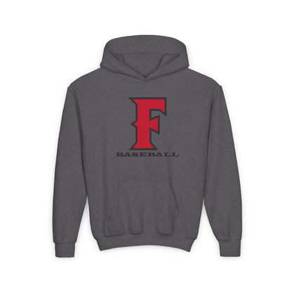 Fullerton Baseball Youth Heavy Blend Hooded Sweatshirt