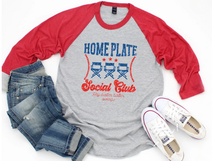 Baseball MOM Unisex Triblend 3/4-Sleeve