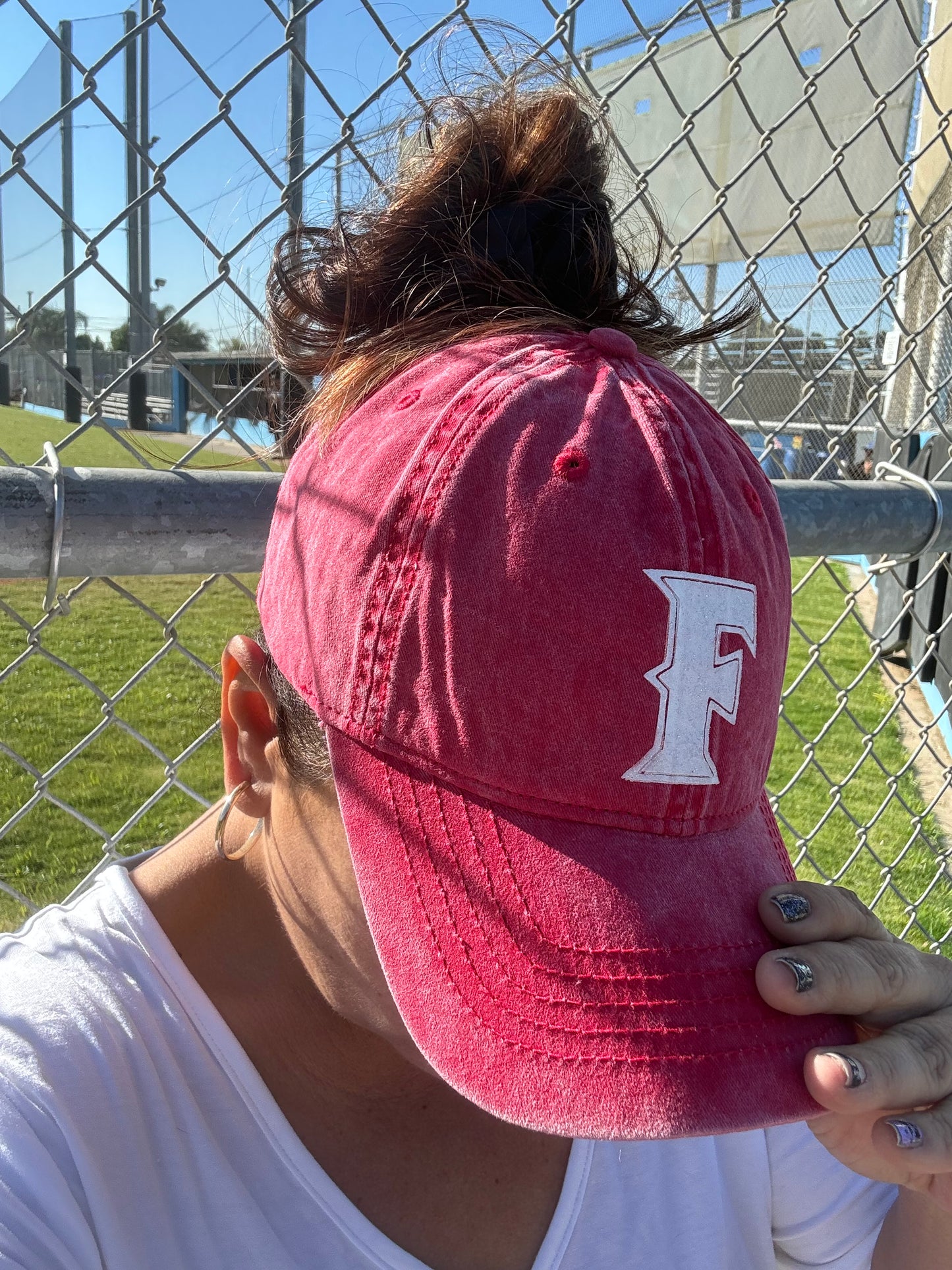 Custom Ponytail 'F' Cap